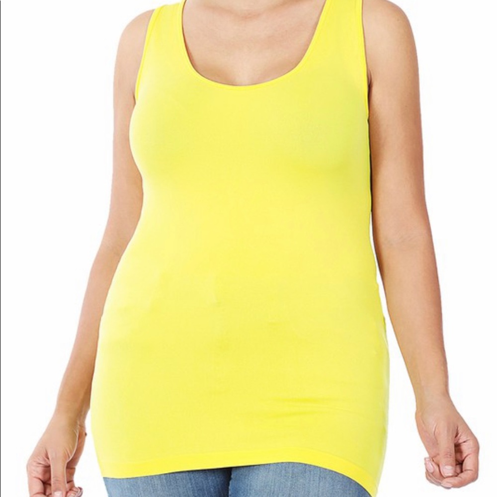 PLUS-Seamless Tank Top